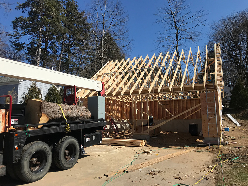 Completed truss job